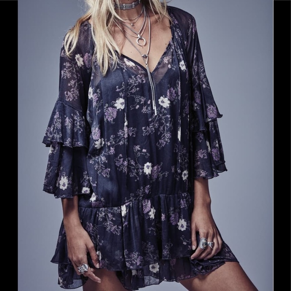 NWOT Free People Sunsetter Mini Dress - XS